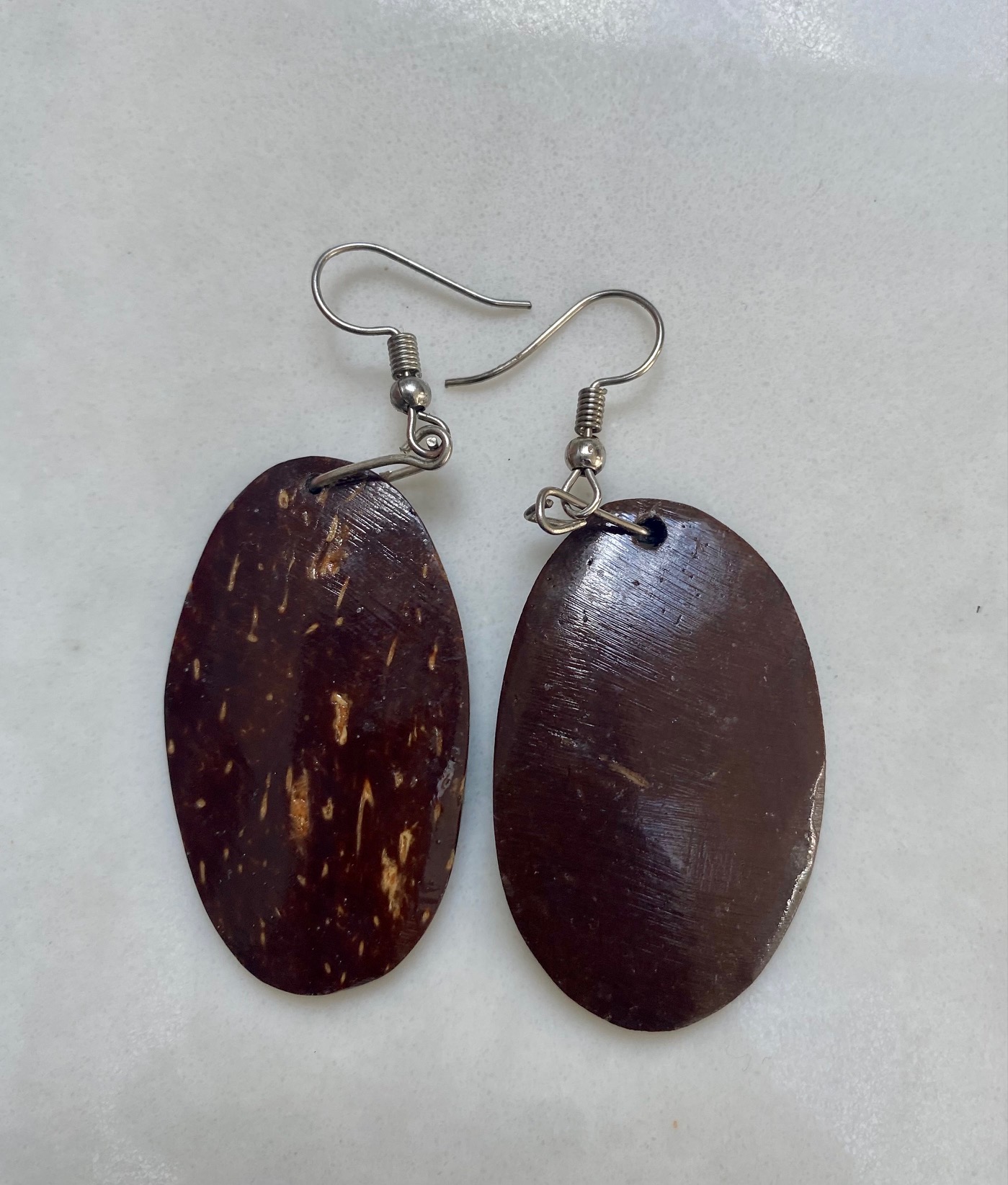 Women Handmade Coconut Shell Earrings and Neckless Set, NEW Fashion Jewelry  | Coconut shell, Coconut shell crafts, Shell earrings